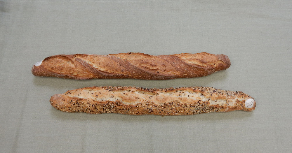 Baguette gastro céréales grainées