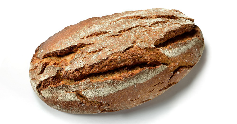 Pain de campagne rustique gris