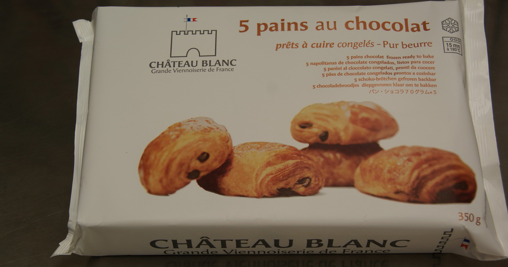 Pain au chocolat retail