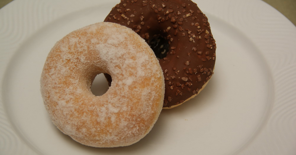 Gesuikerde donut 