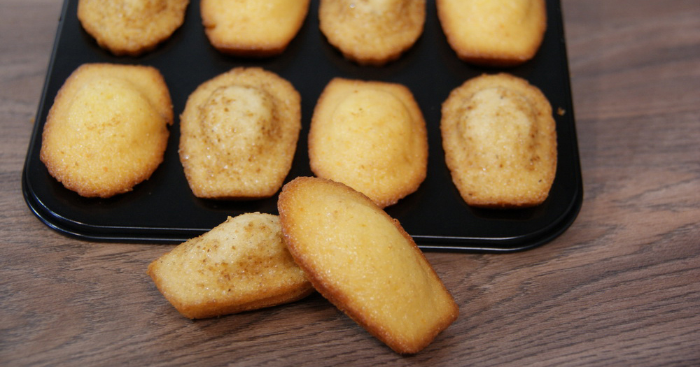 Mini madeleine citron