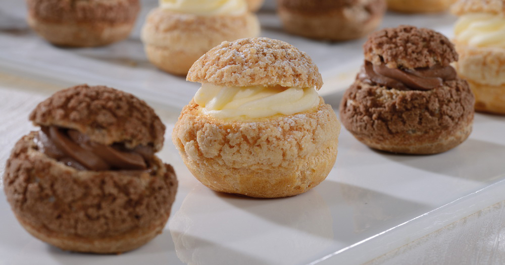 Mini choux craquelin