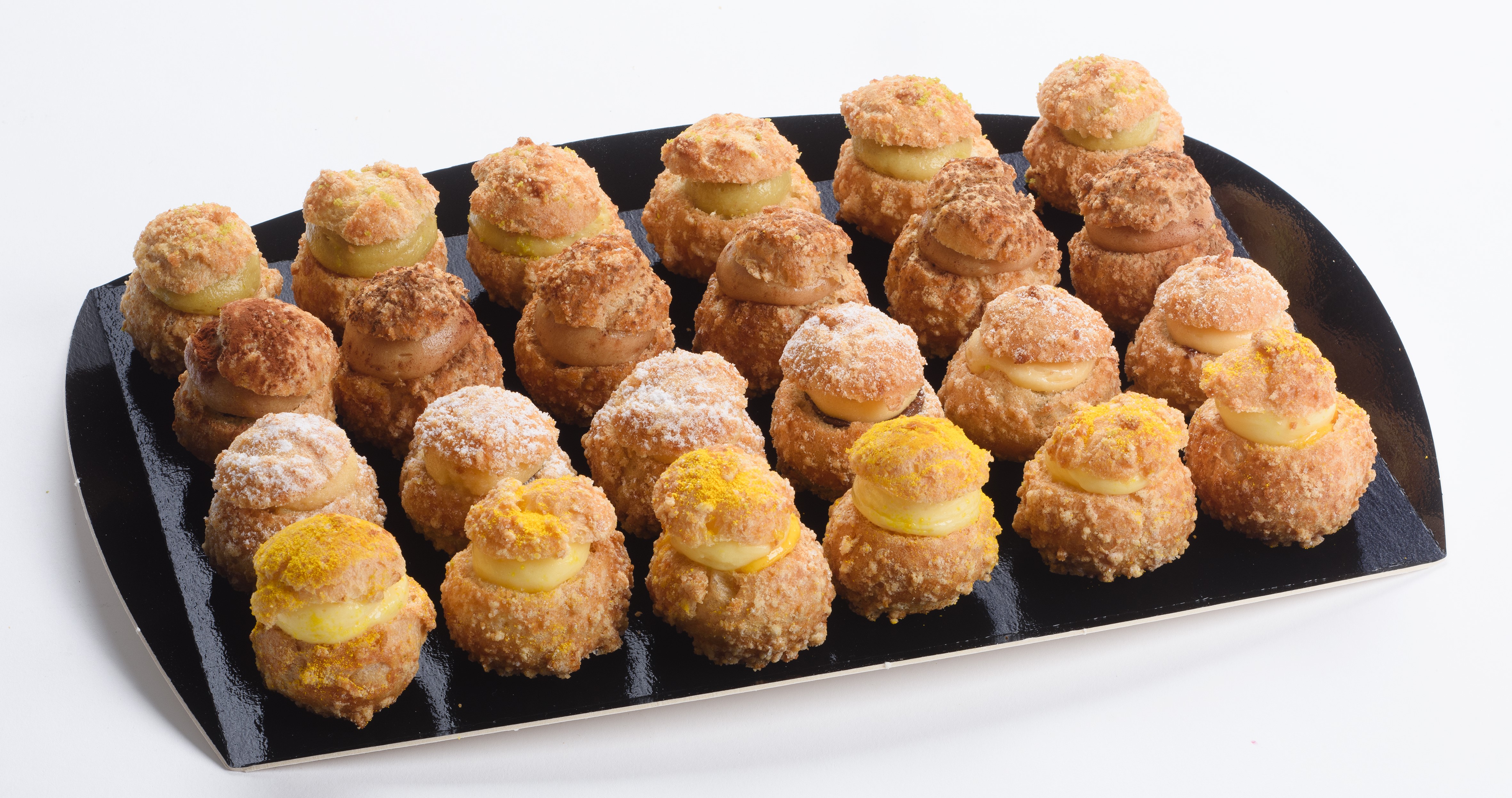 Crunchy mini choux assortiment 