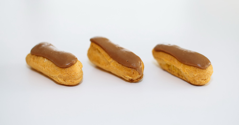 Chocolade mini eclairs 