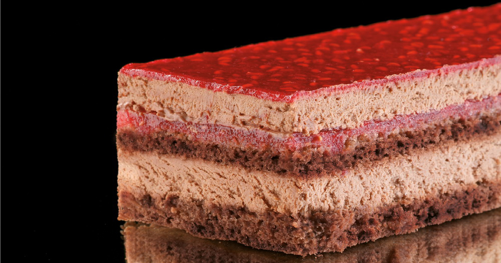 Longueur chocolat framboise 