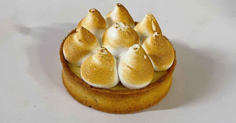 Citroentaartje met meringue 