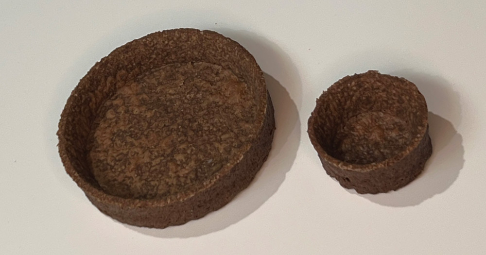 Gebakken en chocoladetaartbodems Hoogte 12 mm 