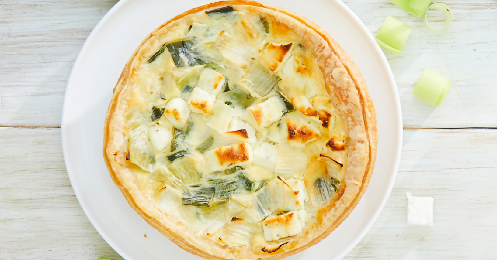 Quiche aux poireaux