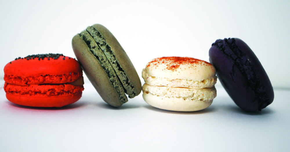 Assortiment macarons salés