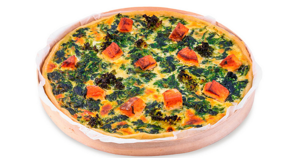 Quiche saumon et épinards